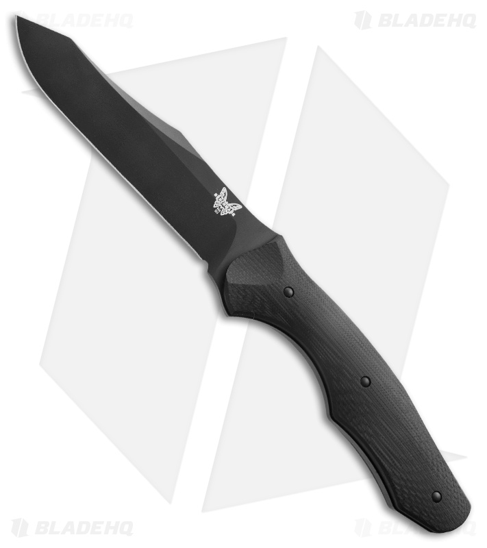 Benchmade 183BK Contego Fixed Blade Knife (4.97" Black) Blade HQ