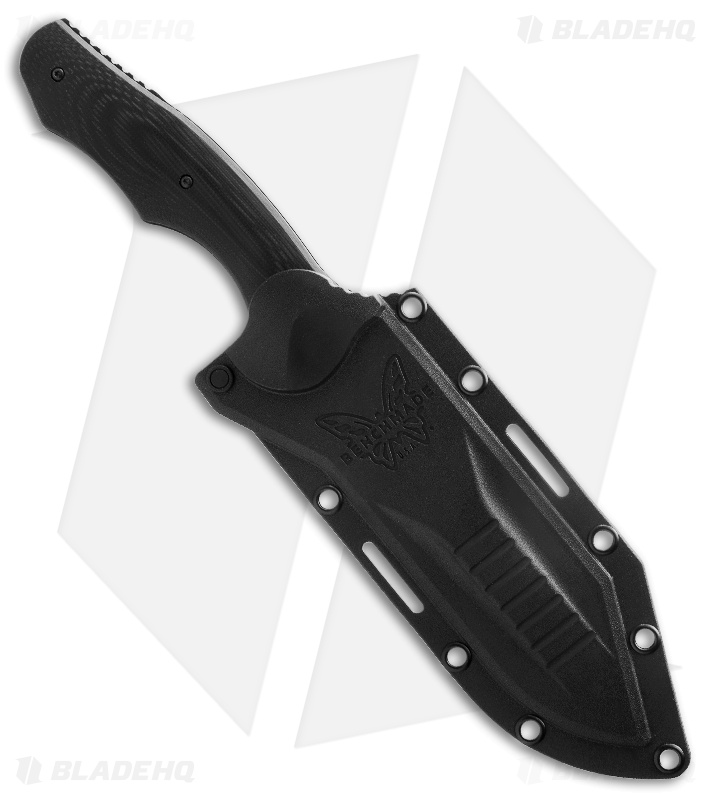 Benchmade 183BK Contego Fixed Blade Knife (4.97" Black) Blade HQ