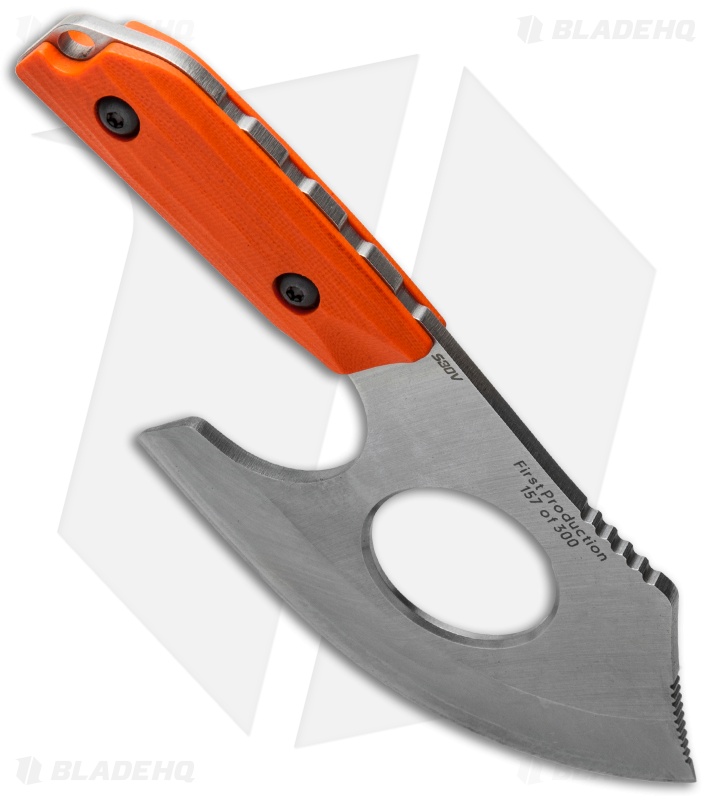 Benchmade Hunt Nestucca Cleaver Fixed Blade Orange G10 (4.41" Satin