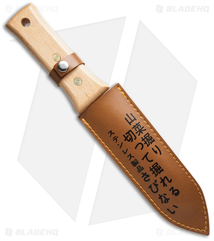 Bonsai Hori Hori Garden Fixed Blade Knife (6.75" Satin Serr) BONUB030