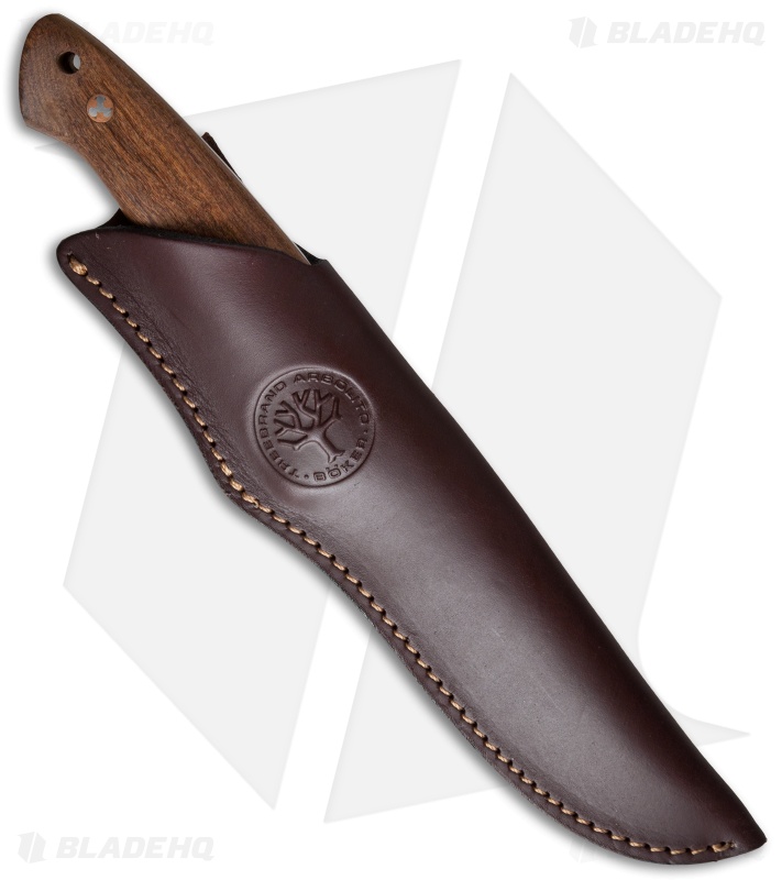 Boker Arbolito Trapper Fixed Blade Knife Guayacan Ebony (4.75" Satin