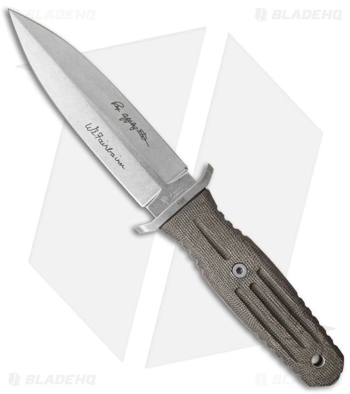 Boker AF Harsey 4.5 ApplegateFairbairn Combat Knife (4.625" Stonewash
