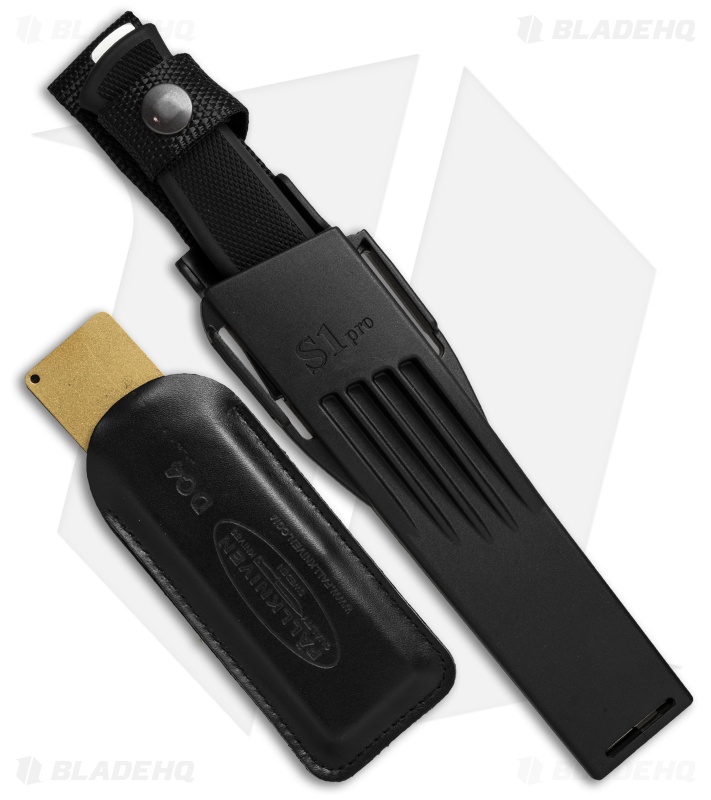 Fallkniven S1 Pro Fixed Blade Knife w/ Zytel Sheath (5.1" Satin Plain