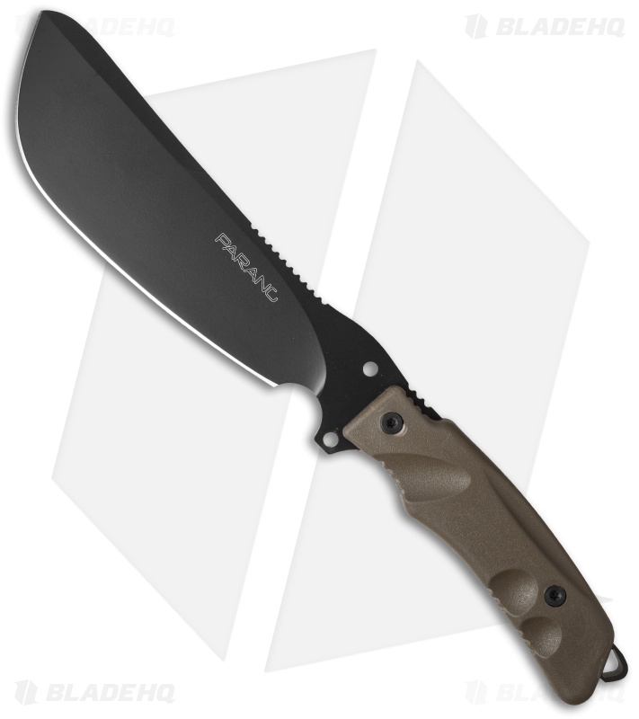 Fox Knives Parang BushcraftJungle Fixed Blade Knife (7" Black) FX