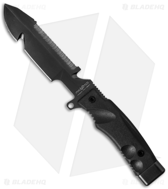 Fox Knives O.M.G. Kaimano Combat Diving Knife (5.5" Black Serr) OMG1