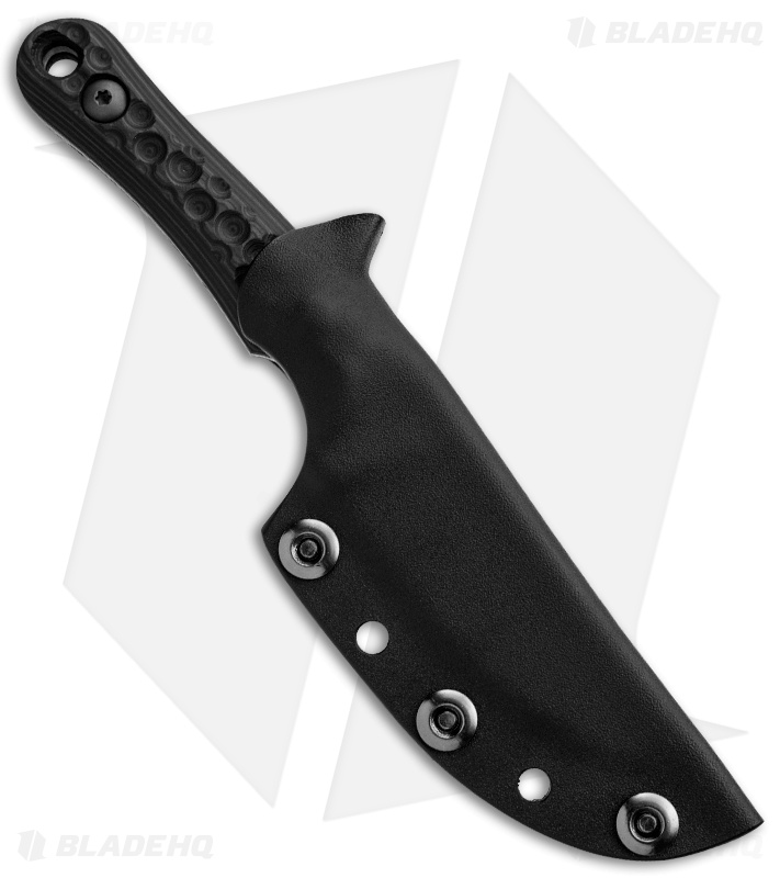 Gavko Custom Knives EDC Neck Knife Crater Carbon Fiber (3.25" Stonewash