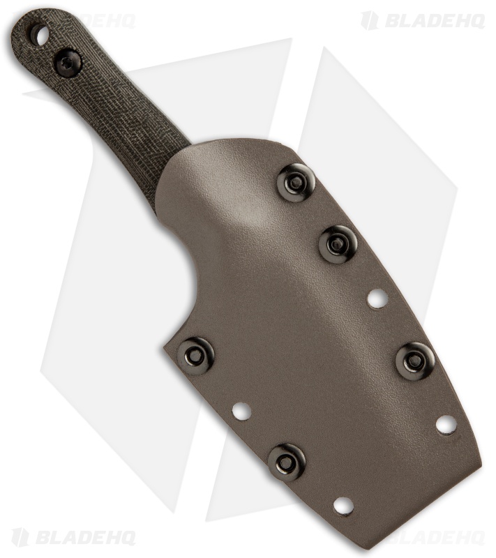 Gavko Custom Knives EDC Neck Knife OD Green Micarta (3.25" N690) Blade HQ