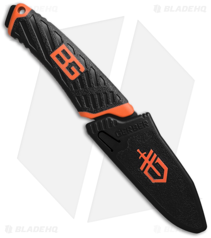 Gerber Bear Grylls Compact Fixed Blade Knife (3.4" Black) 31002946 Blade HQ
