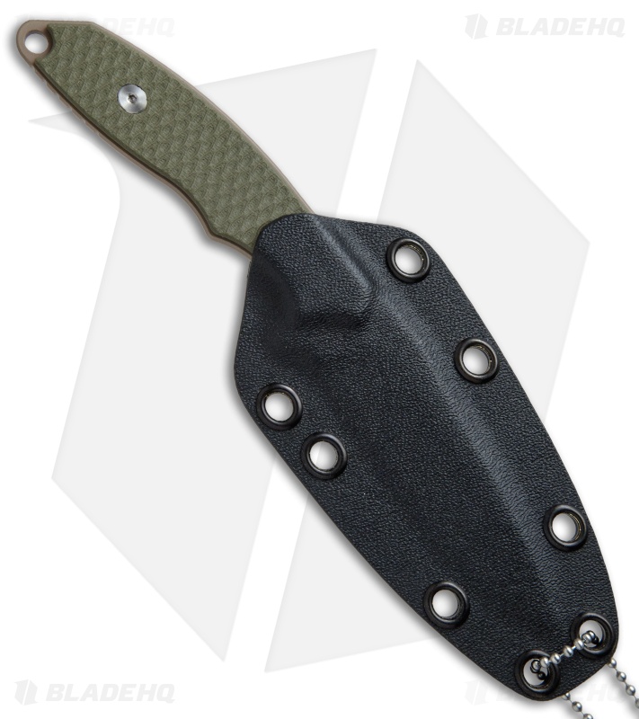 Hinderer Knives Flashpoint Fixed Blade Knife OD Green G10 (3" FDE