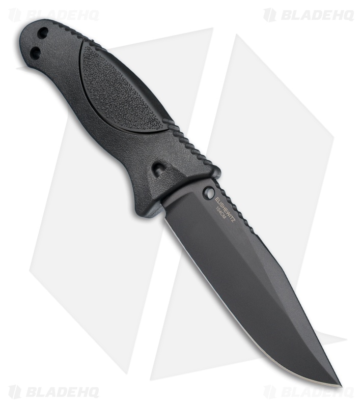 Hogue Knives EXF02 Clip Point Fixed Blade Black (4.5" Black) 35250
