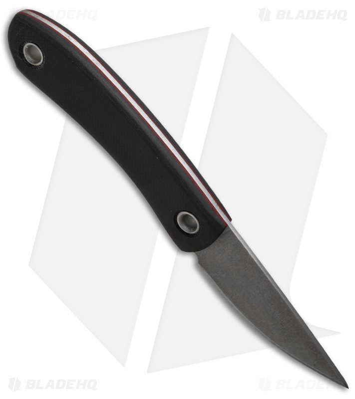 JB Knife & Tool Companion Fixed Blade Knife Black G10 (2.3" Acid SW