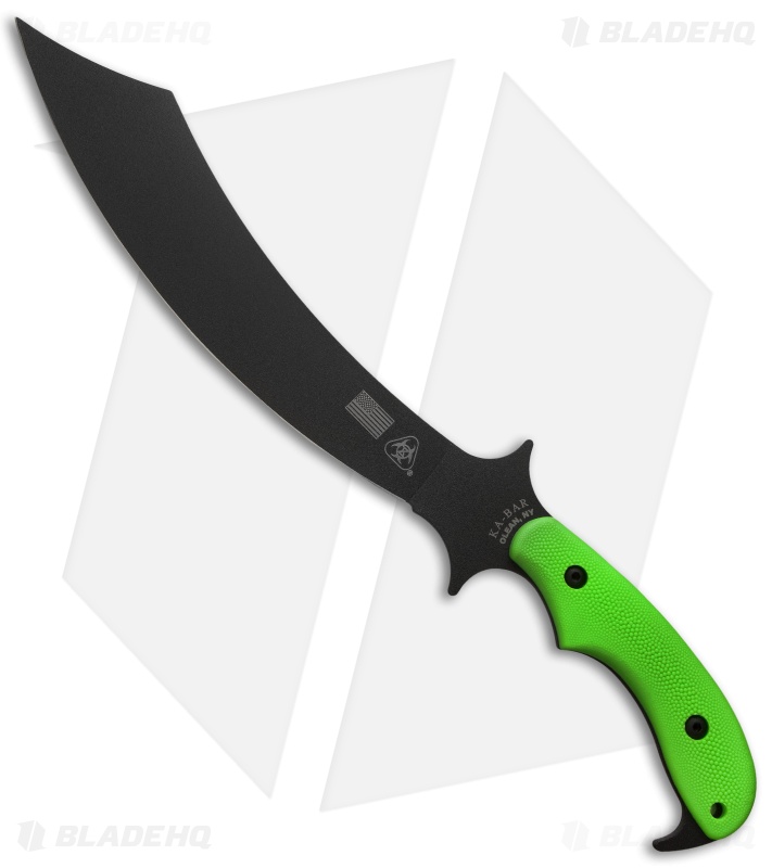 KaBar ZK Zombie Swabbie Fixed Blade Knife (12.5" Black) 5706 Blade HQ