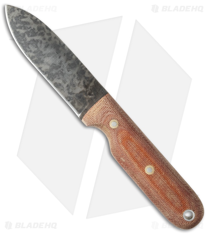 LT Wright Knives Bushcrafter HC Fixed Blade Knife Micarta (4" High