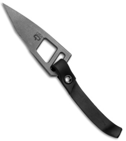 Quartermaster Knives ALF-1 Titanium "Biznass" Fixed Blade Knife (2" Stonewash)