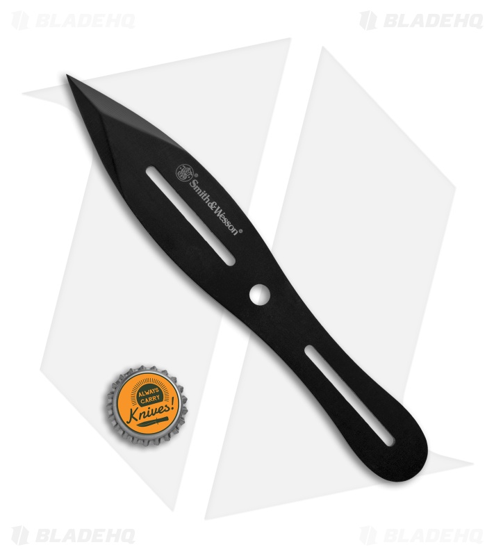 Smith & Wesson Bullseye 8" Throwing Knife Set Black (3 Knives) SWTK8BCP