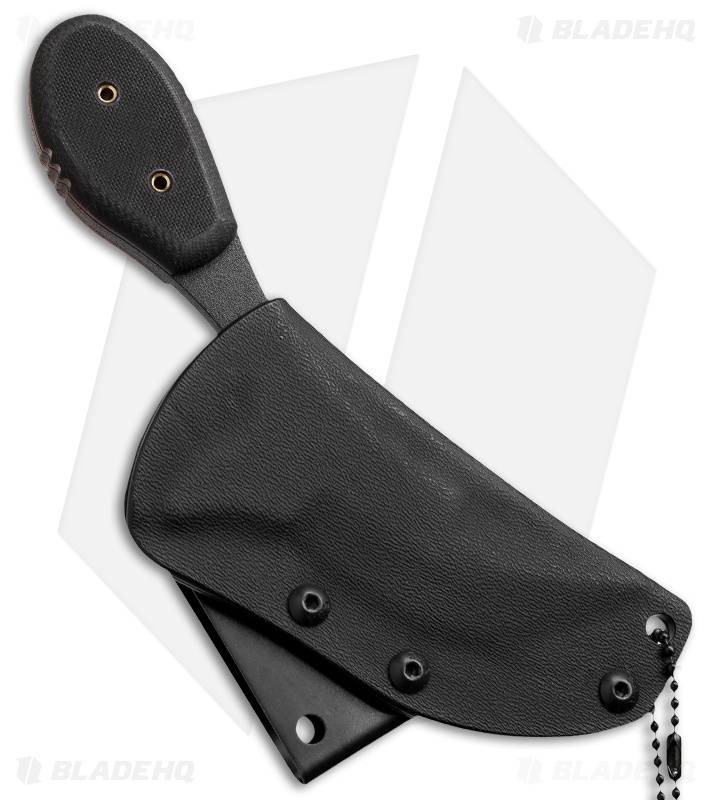 TOPS Knives California Cobra Fixed Blade Knife (3" Black) Blade HQ