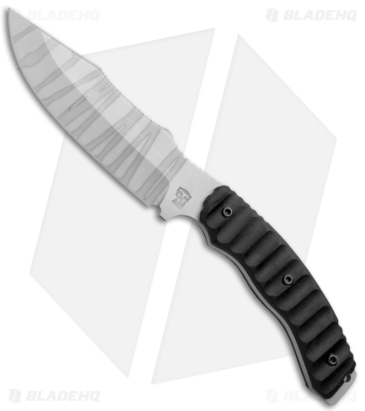 Trouble Blades Bush Bitch Equalizer Knife Black G10 (6" Stripe) Blade HQ