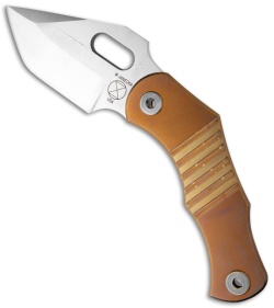 Extinction Blades Grendel Clip Point Knife Titanium Folder (3.25" S35VN)