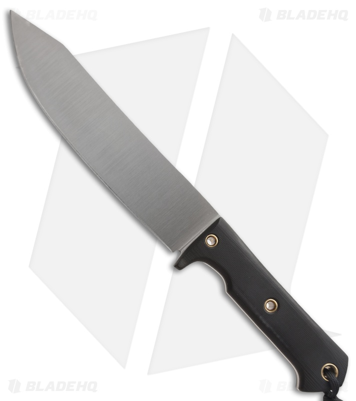 Wallace Edged Tools FS III Fixed Blade Knife Black G10 (6.75" Satin