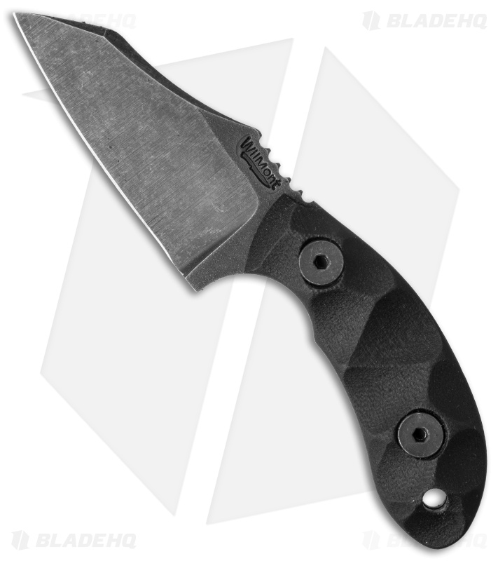 Wilmont Knives K23 EDC Fixed Blade Knife G10 (2.25" Black) Blade HQ