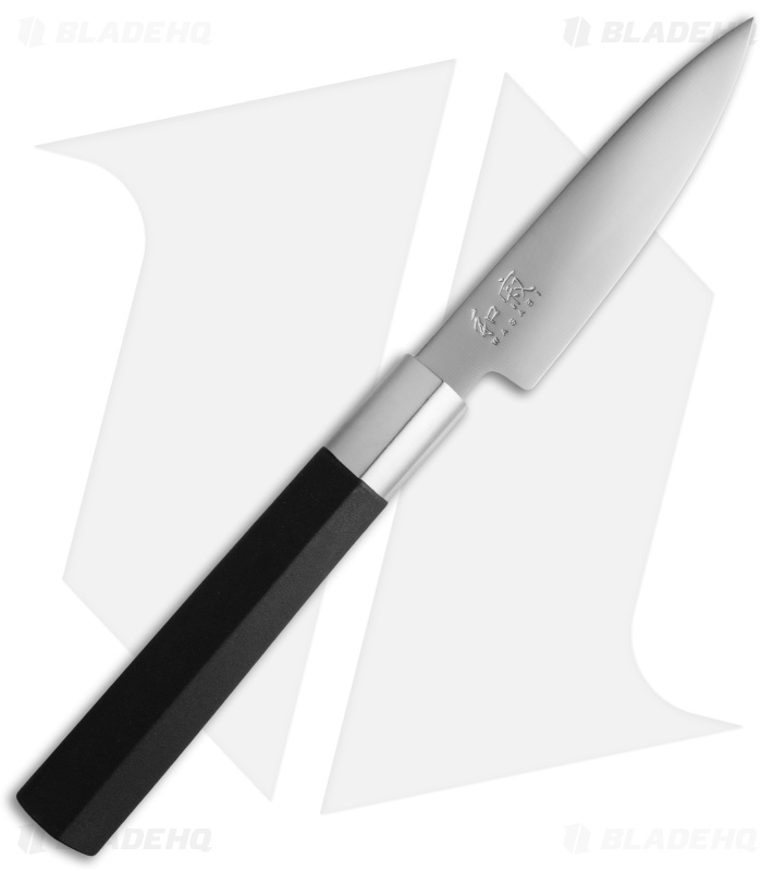 KAI Wasabi Black Paring 4" Kitchen Chef Knife 6710P Blade HQ
