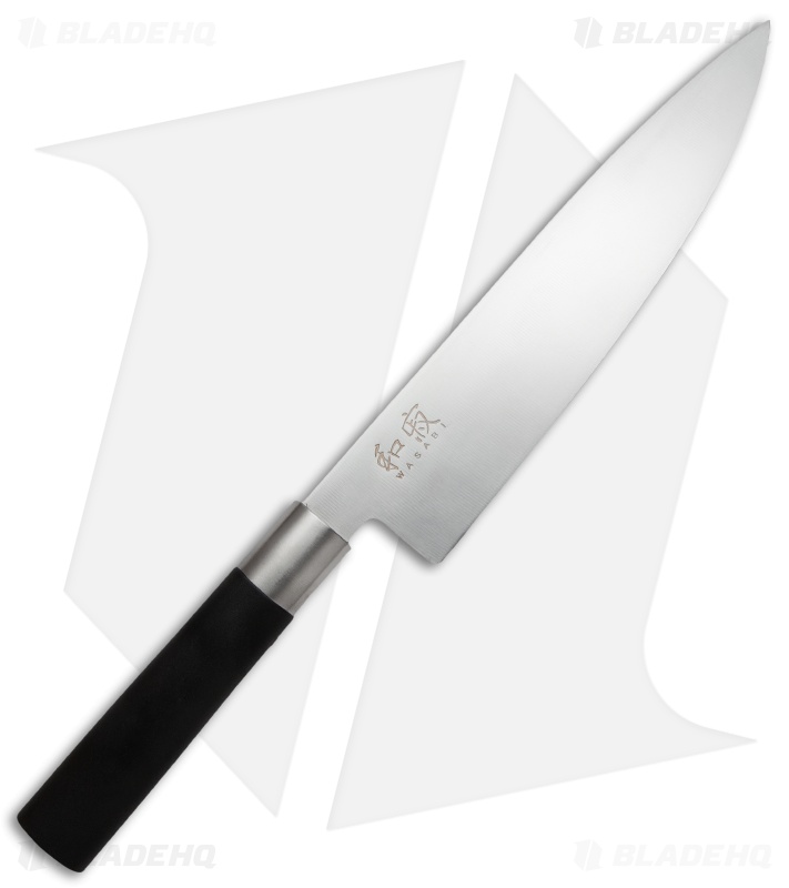 KAI Wasabi Black Santoku Kitchen Chef Knife 6 1/2" Blade HQ