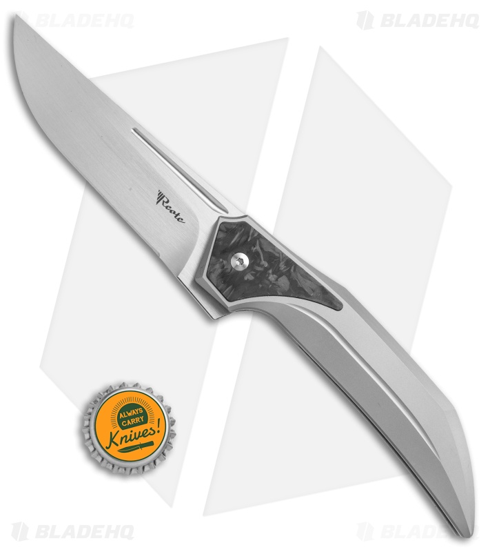 Reate Knives The Future Integral Frame Lock Ti/Carbon Fiber (3.75" Hand