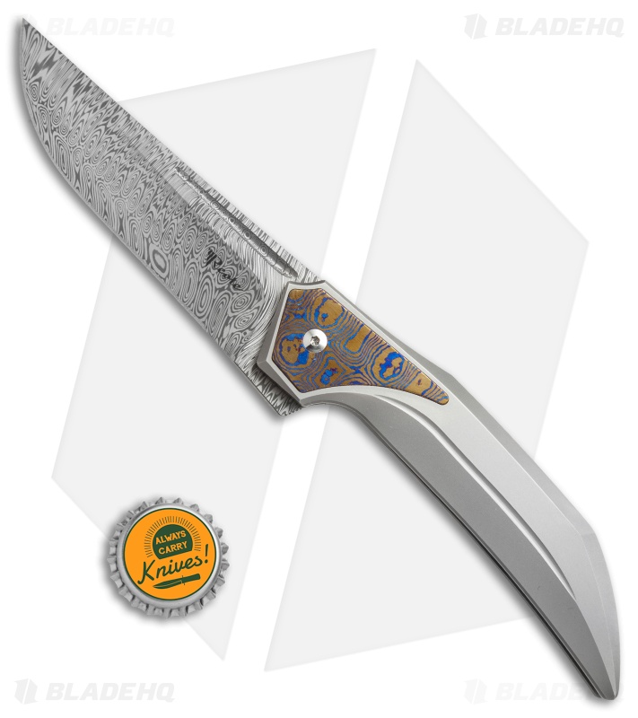 Reate Knives The Future Integral Frame Lock Knife Ti/Mokuti (3.75