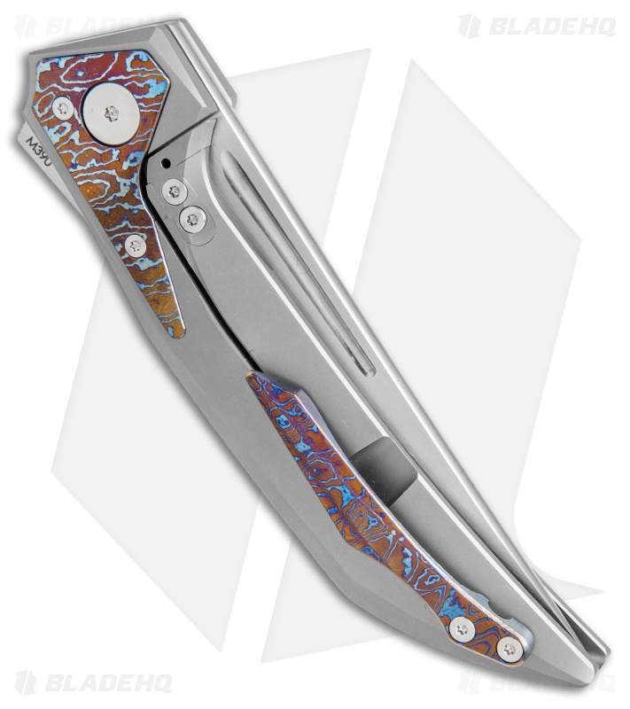 Reate Knives The Future Integral Frame Lock Knife Ti/Mokuti (3.75" Hand