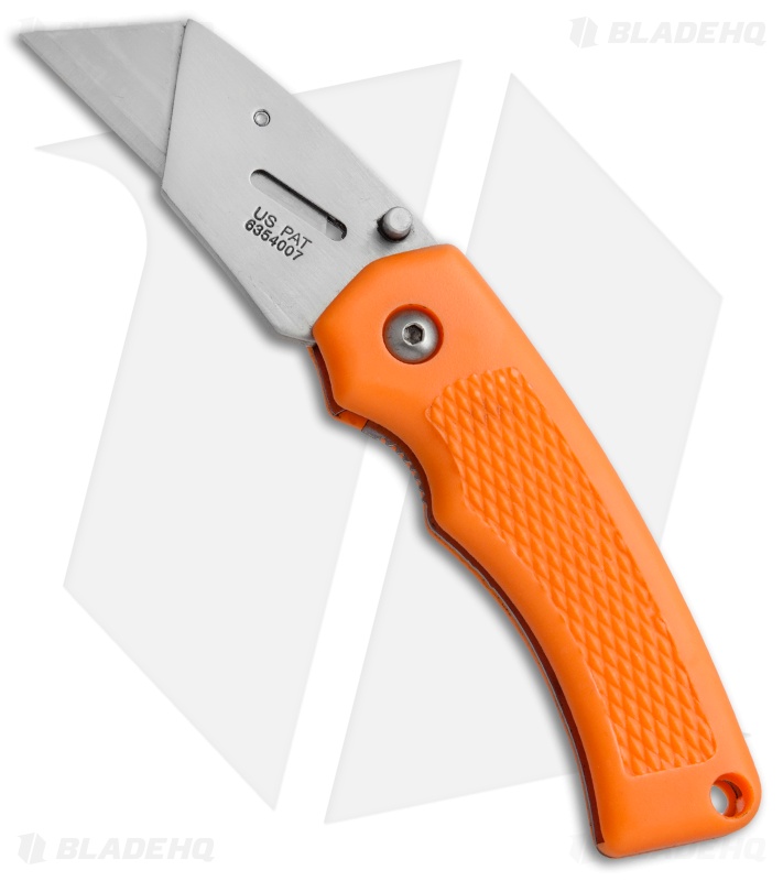 SuperKnife Ultimate Utility Liner Lock Knife Orange (2.4" Satin) Blade HQ