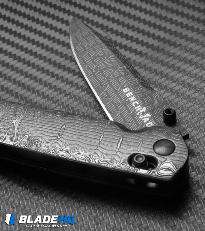 Benchmade Gold Class Valet AXIS Lock Knife (Damascus) 485151 Blade HQ