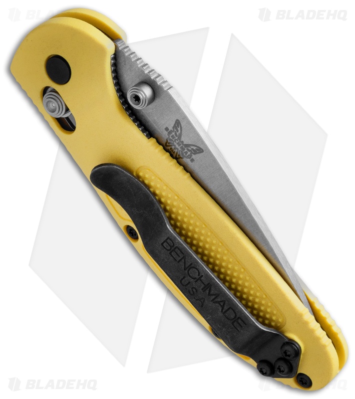 Benchmade Mini Griptilian 558 RSKMk1 AXIS Lock Knife Yellow (2.91