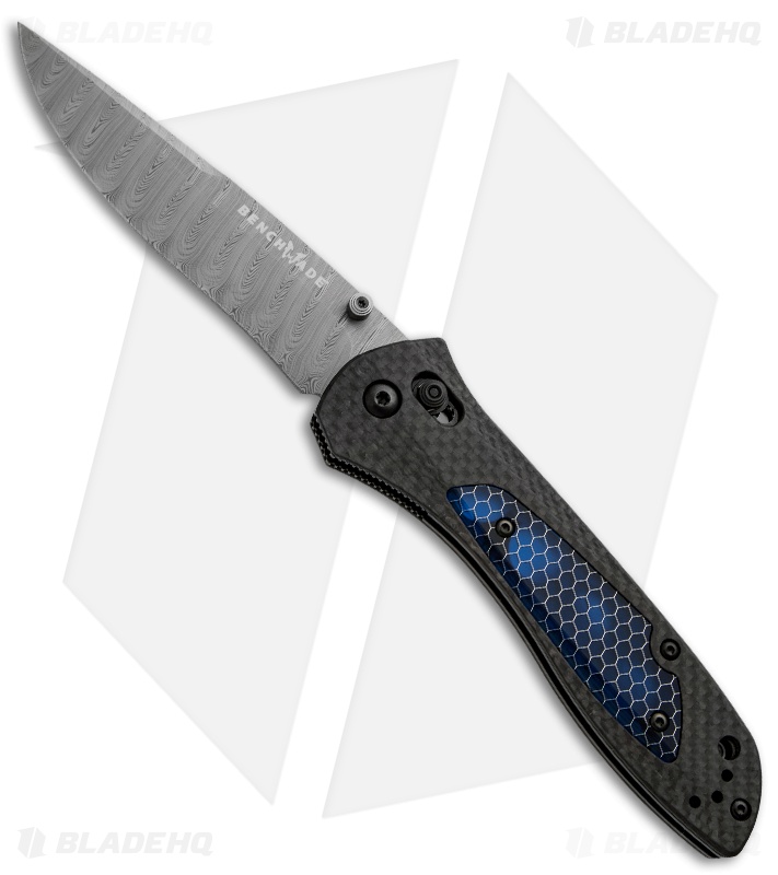 Benchmade Gold Class 710141 Knife Carbon Fiber CTek (3.9" Damasteel