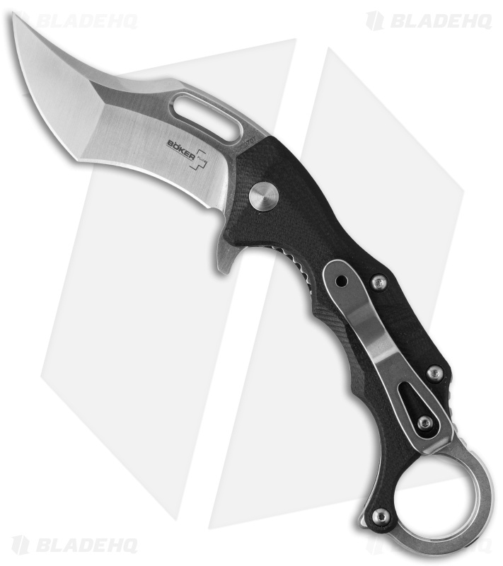 Boker Plus Wildcat Karambit Liner Lock Flipper Knife (2.8" Satin