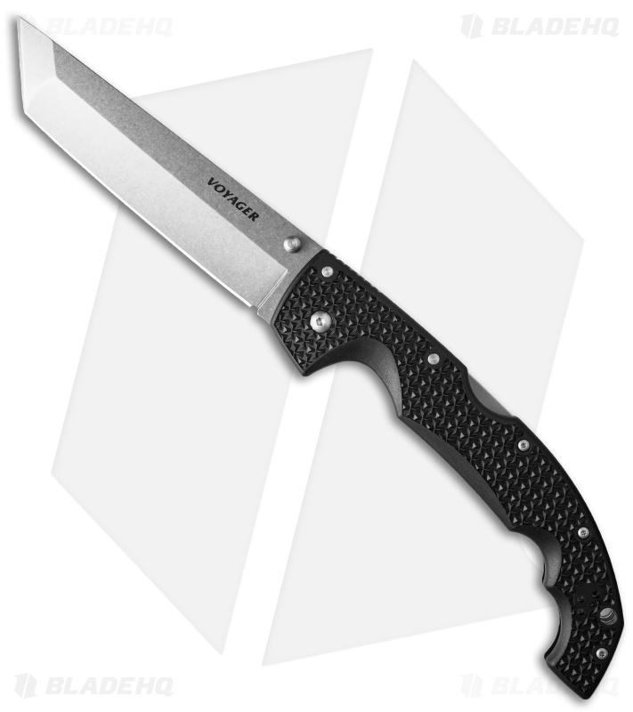Cold Steel Voyager XL Tanto TriAd Lockback Knife (5.5" Stonewash
