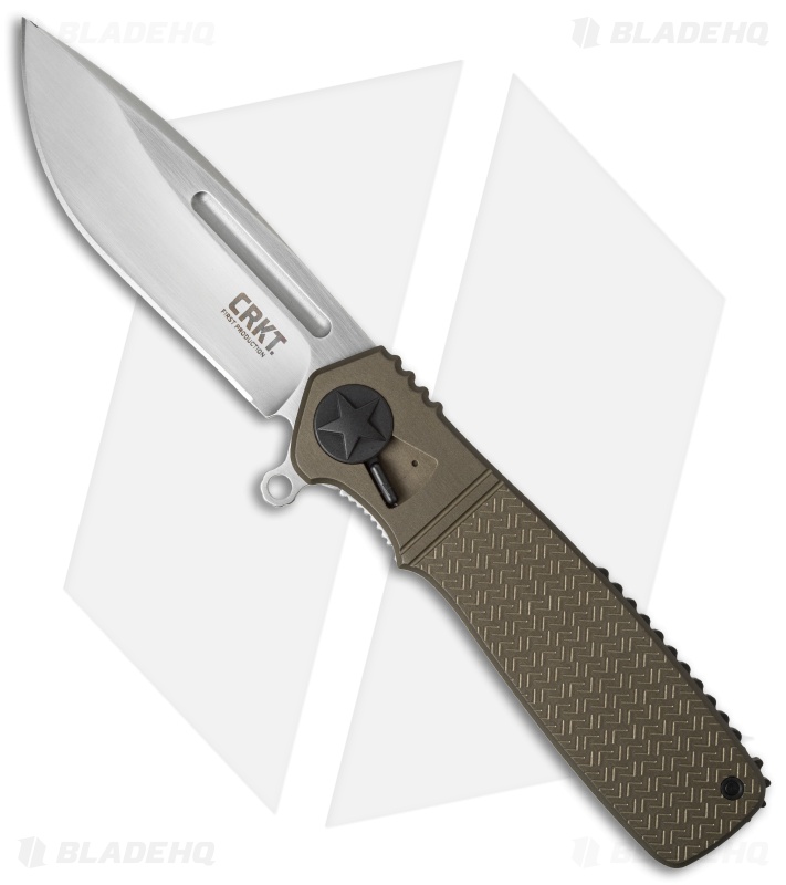 CRKT Homefront Field Strip Knife (3.5" Satin) K270GKP Blade HQ