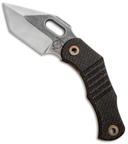 Extinction Blades Grendel Tanto Knife Lightning Strike Carbon Fiber (3.25" M4)
