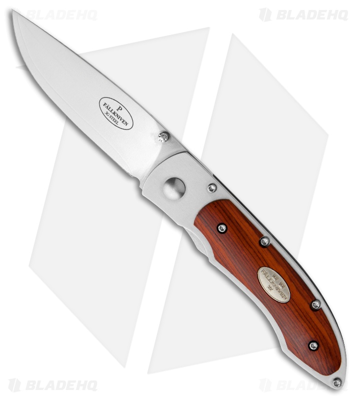 Fallkniven P3 Folder Linerlock Knife Cocobolo (3" Satin) P3G Blade HQ