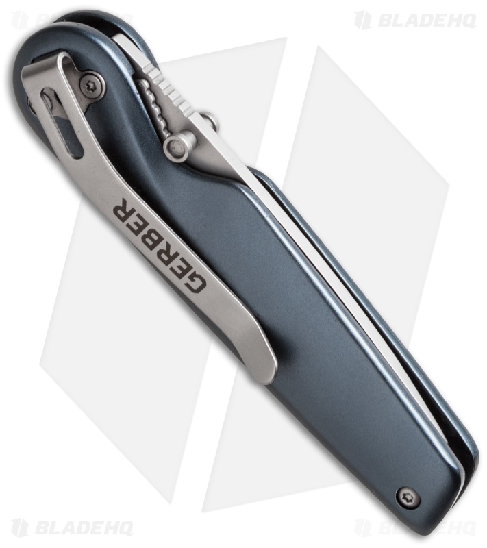 Gerber Airfoil Liner Lock Knife (2.7" Gray) 31002825 Blade HQ