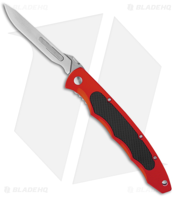 Havalon PirantaTorch Hunting & Skinning Knife Red (2.75" Plain) XTC