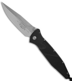 Rare Microtech Socom Elite Manual Knife w/ Pre-Production Grind (4" Stonewash)