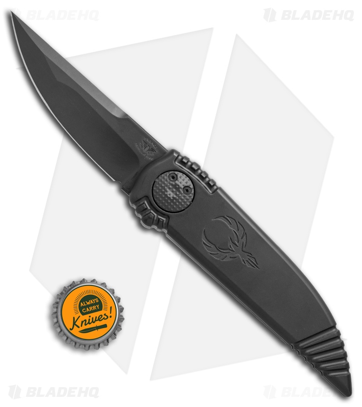 Asheville Steel Paragon Phoenix Knife Black (3.8" Black Cerakote