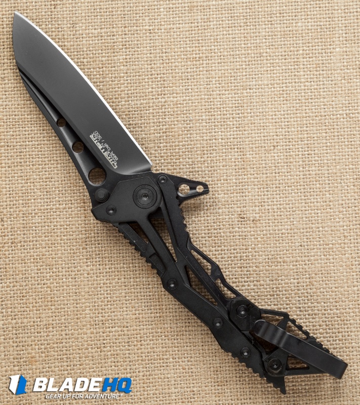 Quartermaster QTR12TT General Lee 2 G+G Hawk ET Knife (3.5" Limo Tint) Blade HQ
