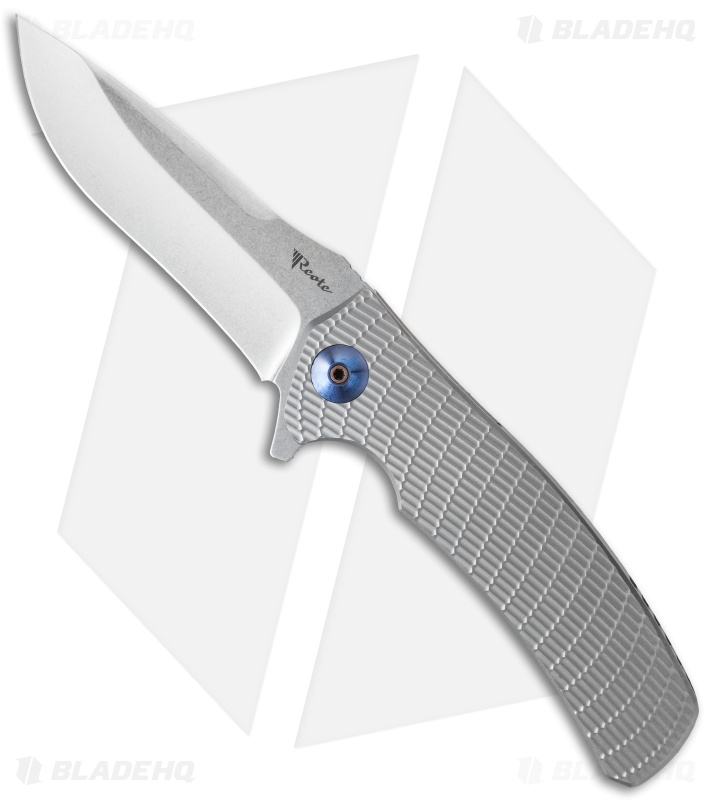 Reate Knives HorizonA Frame Lock Knife Titanium (3.75" Stonewash) M390