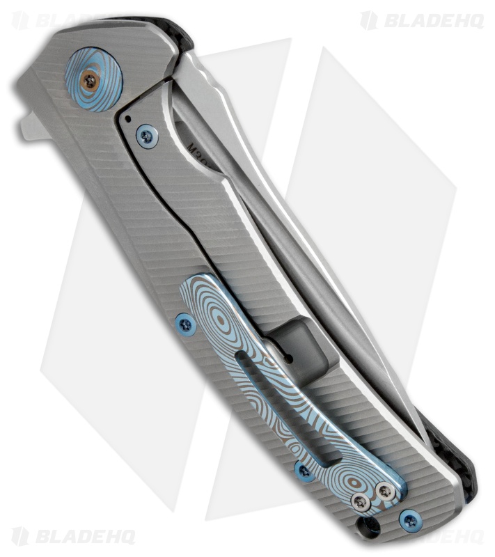 Reate Knives HorizonCF Frame Lock Knife Carbon Fiber (3.75" Stonewash