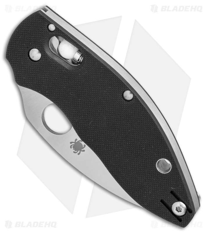Spyderco Q Ball Bearing Lock Knife Black G10 (2.72" Satin) C219GP