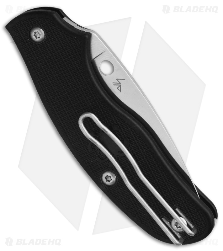 Spyderco SpyDK SlipJoint Knife Black FRN (2.69" Satin) C179PBK Blade HQ