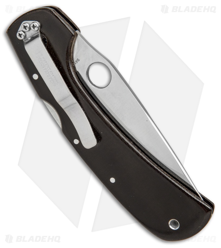 Spyderco Wayne Goddard Lock Back Knife Brown Micarta (3.625" Serr