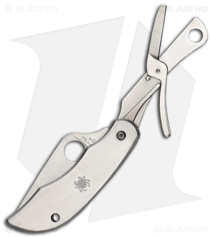 Spyderco ClipiTools Scissors MultiPurpose Knife (2" Satin) C169P