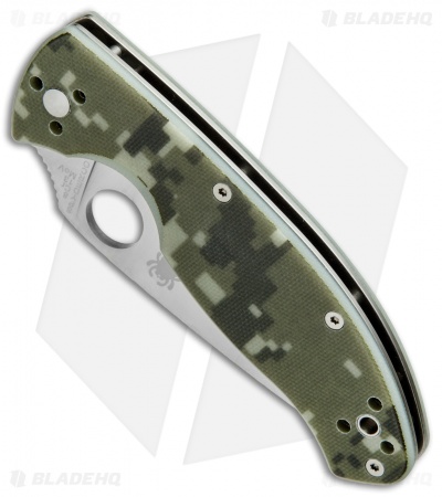 Spyderco Tenacious Folding Knife Camo G-10 (3.375" Satin) C122GPCMO Exclusive